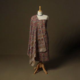 Pedana hand block print natural dyed cotton kalamkari 2pc