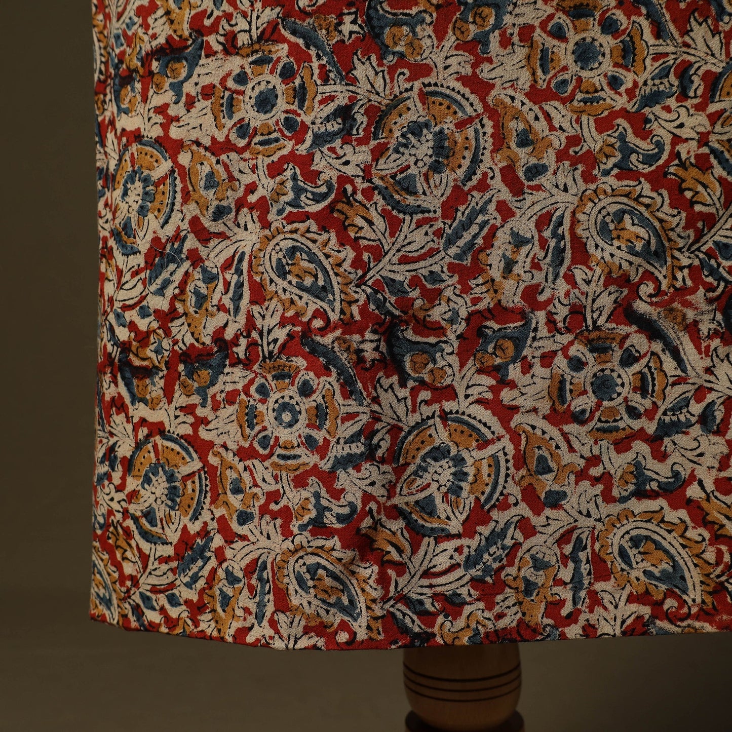Pedana hand block print natural dyed cotton kalamkari 2pc