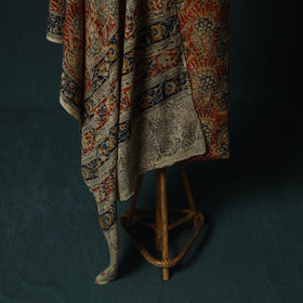 Pedana hand block print natural dyed cotton kalamkari 2pc