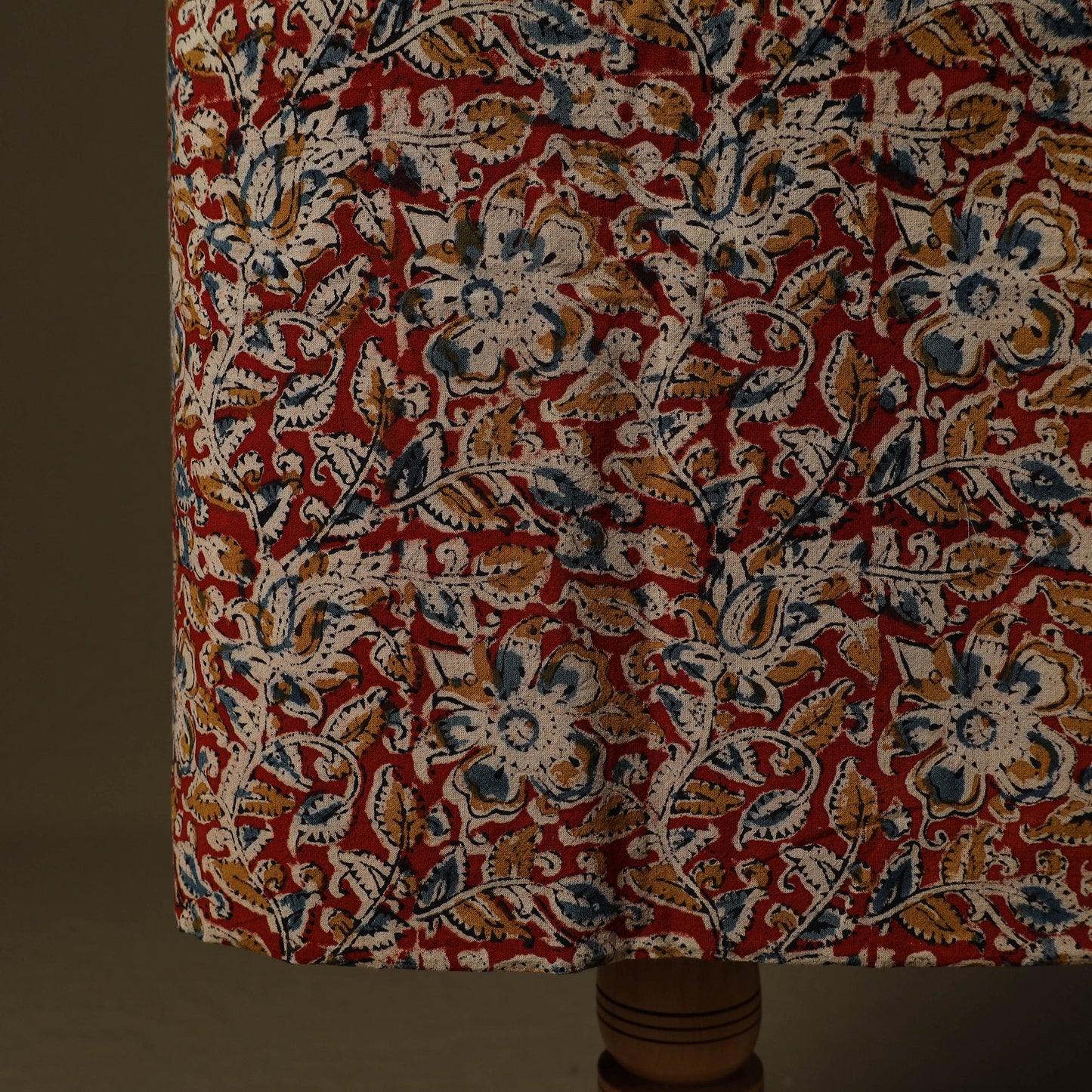 Pedana hand block print natural dyed cotton kalamkari 2pc