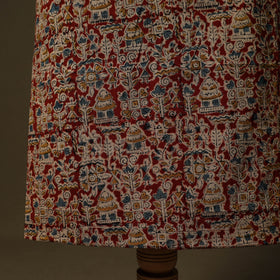 Pedana hand block print natural dyed cotton kalamkari 2pc