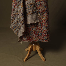 Pedana hand block print natural dyed cotton kalamkari 2pc