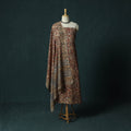 Pedana hand block print natural dyed cotton kalamkari 2pc