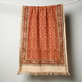 Buy Pedana Kalamkari Block Printed Handloom Cotton Towel Online at iTokri.com