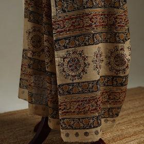 Pedana natural dyed cotton kalamkari dupatta 08