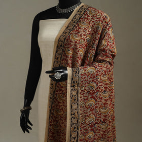 Pedana natural dyed cotton kalamkari dupatta 12