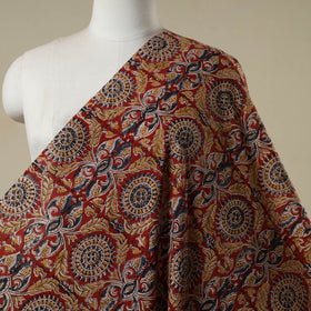 Pedana natural dyed cotton kalamkari fabric 05 - handcrafted