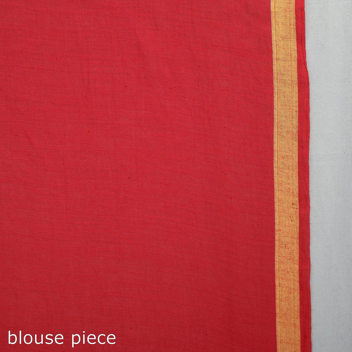 Red - Phulia Bengal Jamdani Buti Handloom Cotton Saree