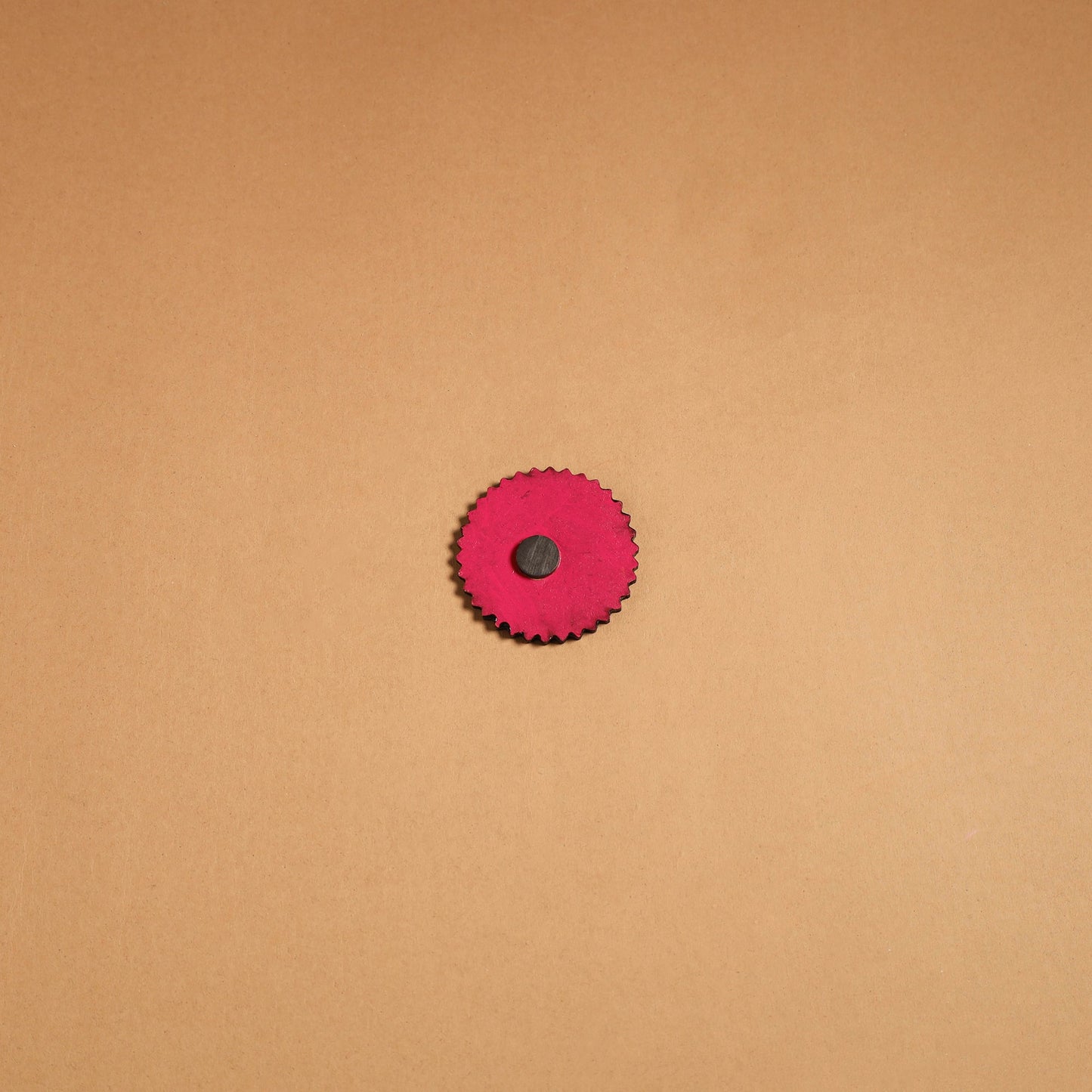 Red - pichwai handpainted wooden fridge magnet 28