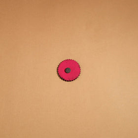 Red - pichwai handpainted wooden fridge magnet 28