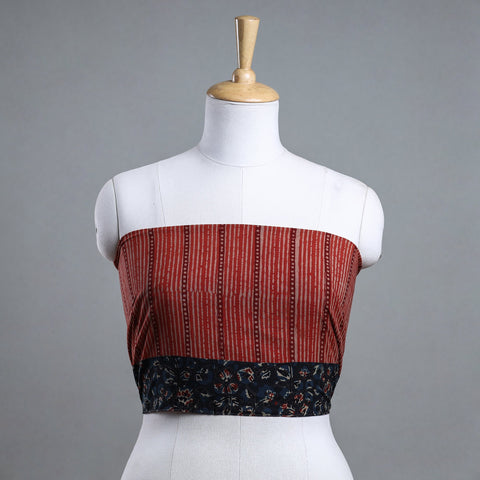 Buy Pipad Block Printed Cotton Blouse Piece Online at iTokri.com