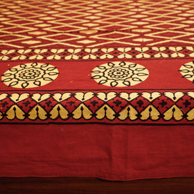 Buy Pipad Block Printed Cotton Double Bed Cover with Pillow Covers Online at iTokri.com