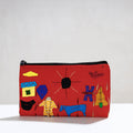  Pipli Applique Work Cotton Cosmetic Pouch 