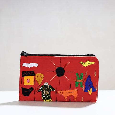  Pipli Applique Work Cotton Cosmetic Pouch 