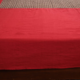plain double bed cover set