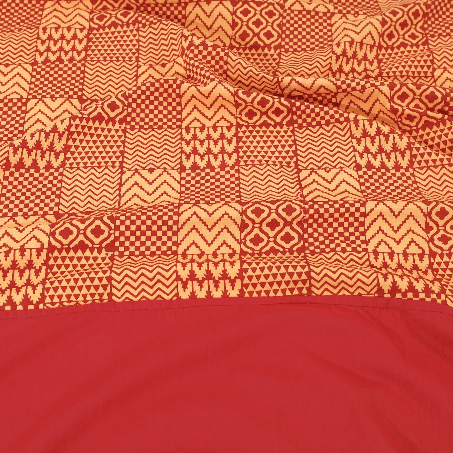 plain cotton bed cover