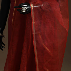 Plain cotton kota doria dupatta 20 - handcrafted