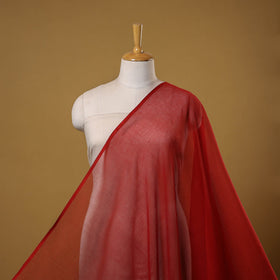 Red - plain cotton kota doria fabric 06 - handcrafted