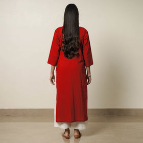 Buy Plain Cotton Long Kurta 25 Online at iTokri.com