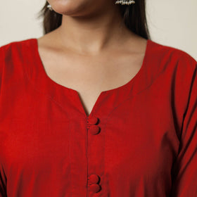 Buy Plain Cotton Long Kurta 25 Online at iTokri.com