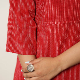  Plain Running Stitch Cotton Pintuck Long Kurta 43 