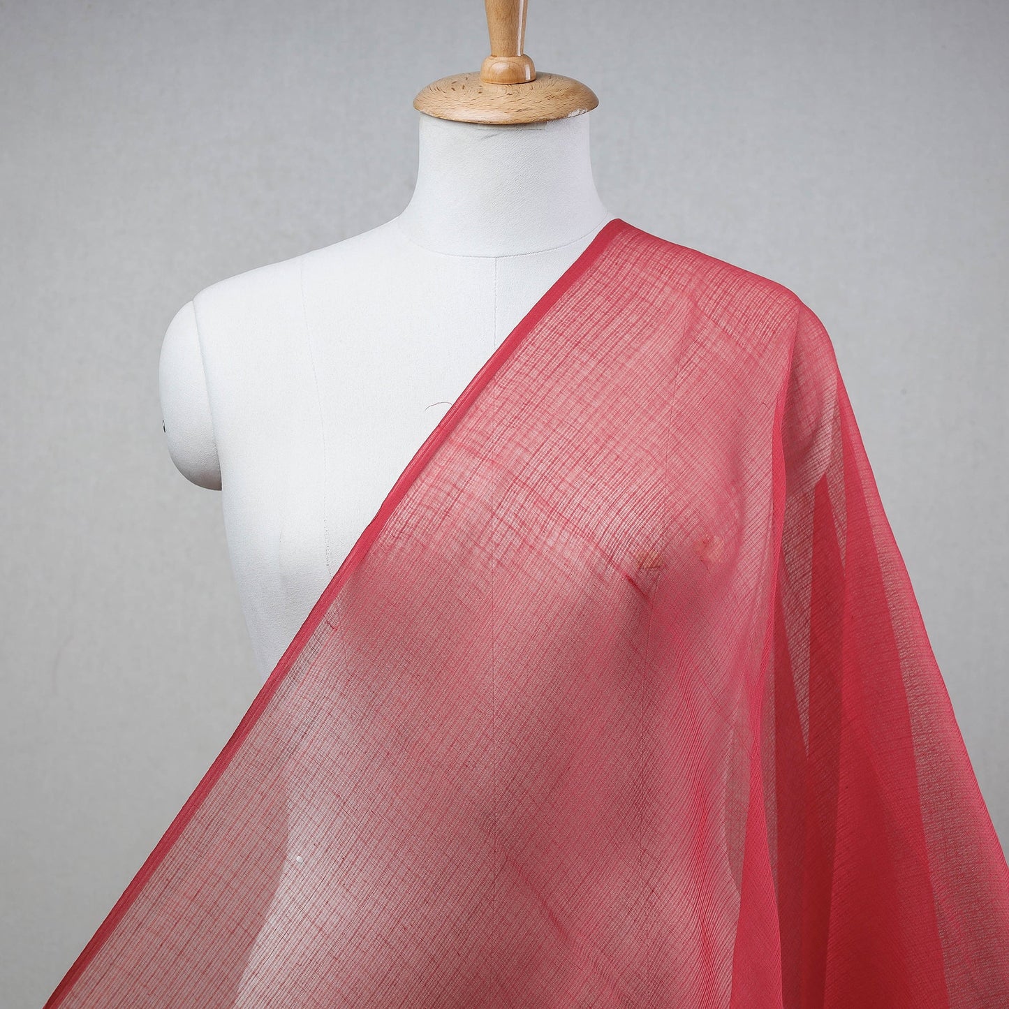 Buy Finest Quality Red Kota Doria Fabrics Online in India