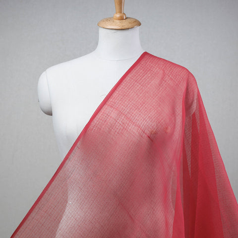 Buy Finest Quality Red Kota Doria Fabrics Online in India