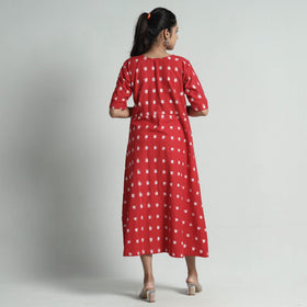 Buy Pochampally Double Ikat Weave Cotton Dress Online l iTokri.com
