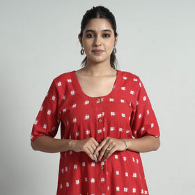 Buy Pochampally Double Ikat Weave Cotton Dress Online l iTokri.com