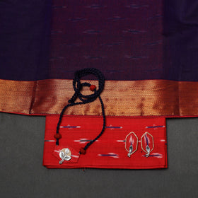 Pochampally ikat cotton 2pc unstitched dress material