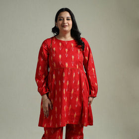 Pochampally ikat cotton co-ord set for women 01