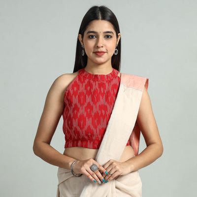 Buy Pochampally Ikat Cotton Stitched Blouse 30 