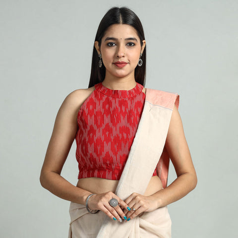 Buy Pochampally Ikat Cotton Stitched Blouse 30 