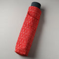 Red Pochampally Ikat Cotton Yoga Mat Bag 