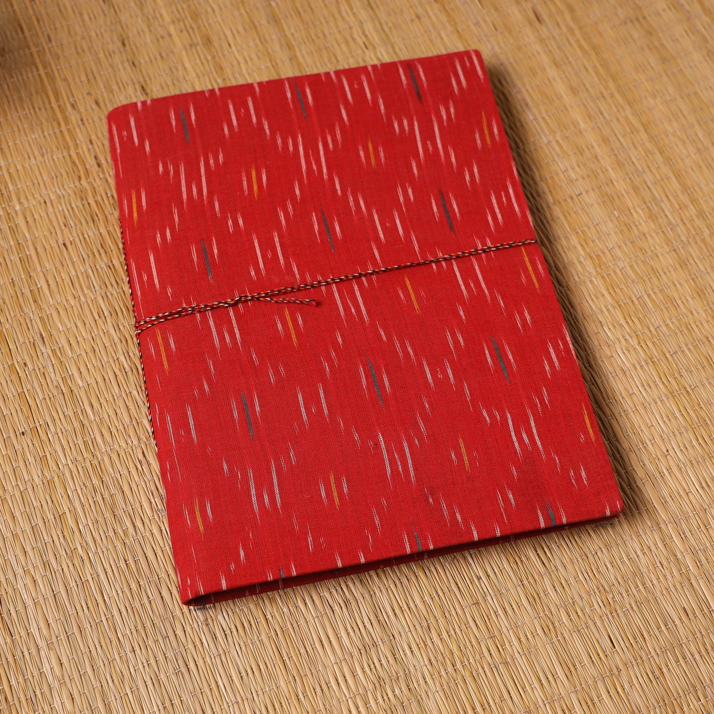 Pochampally ikat fabric cover handmade paper photo album