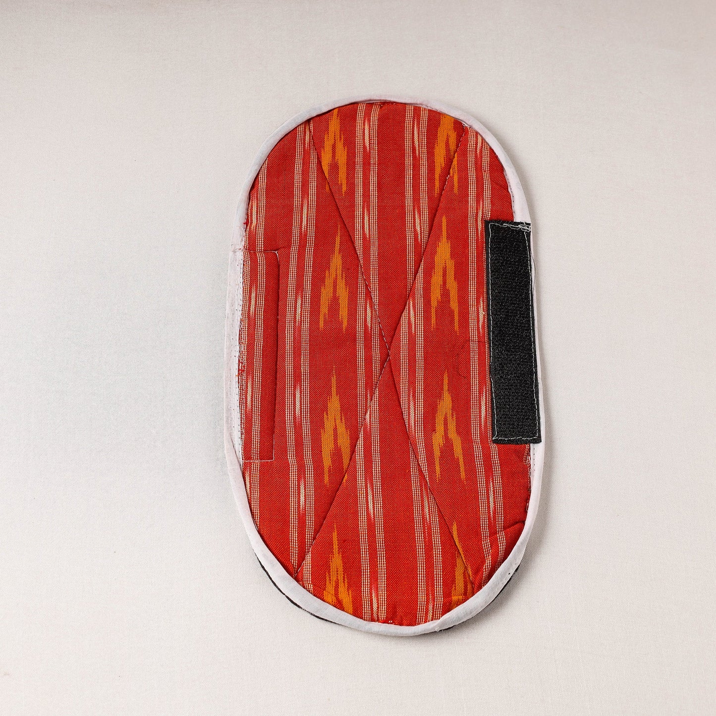 Buy Pochampally Ikat Handmade Red Fridge Handle Cover