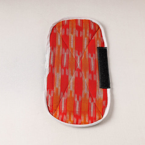 Red - Pochampally Ikat Handmade Fridge Handle Cover