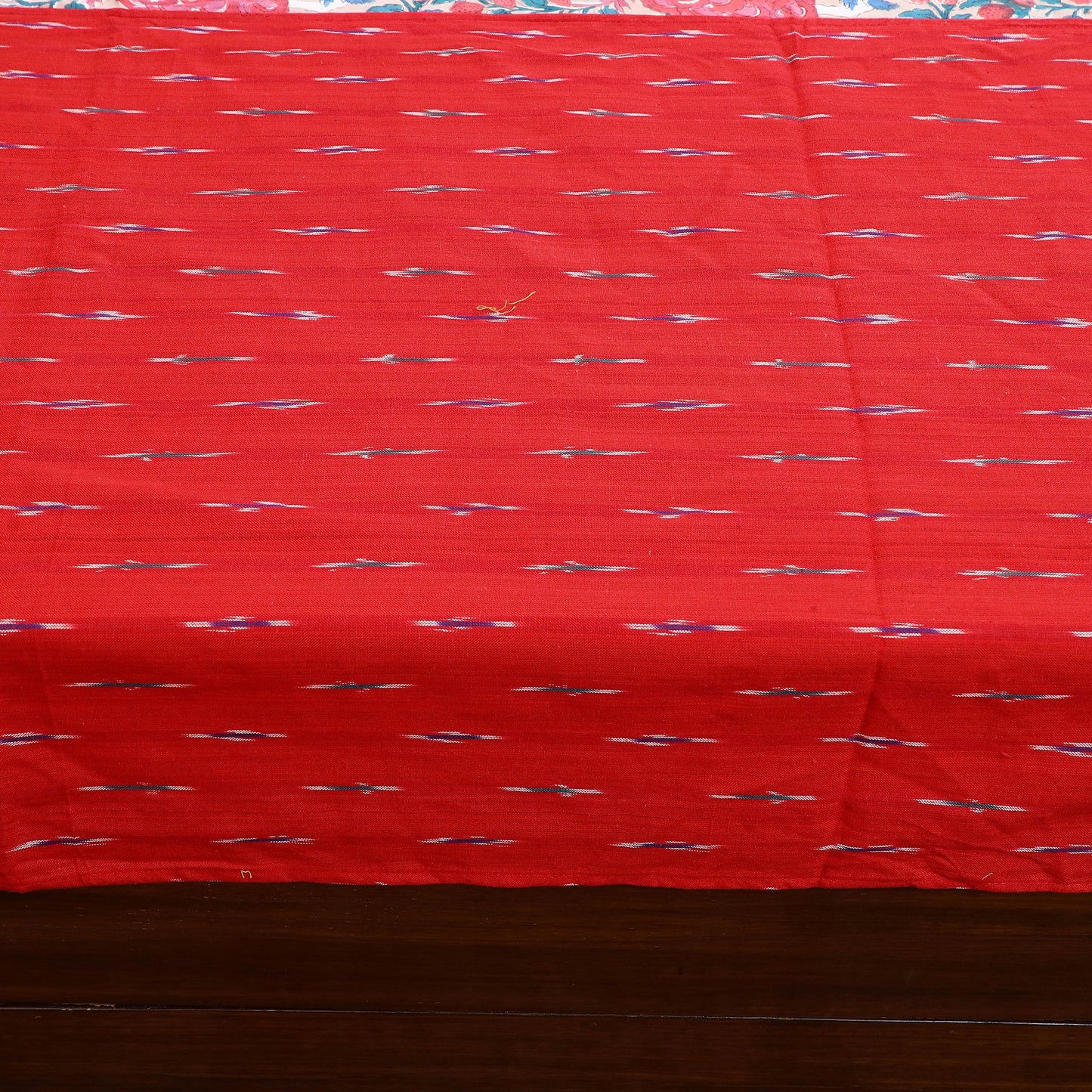 Pochampally Ikat with Sanganeri Patch Cotton Bedsheet Set