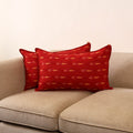 Pochampally ikat weave pillow covers (set of 2) 09