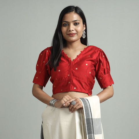 Silk Stitched Blouse
