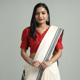 Silk Stitched Blouse
