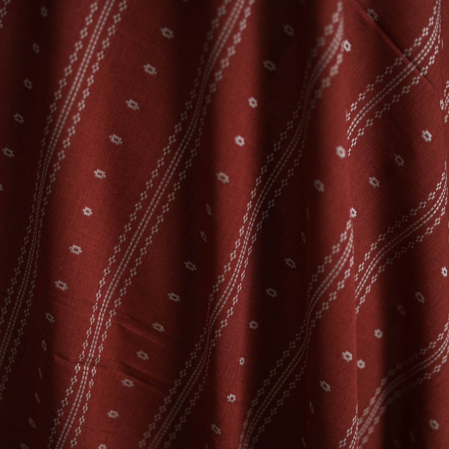 Prewashed cotton jacquard fabric 01 - handcrafted
