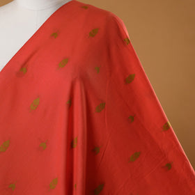 Red - prewashed cotton jacquard fabric 04 - handcrafted