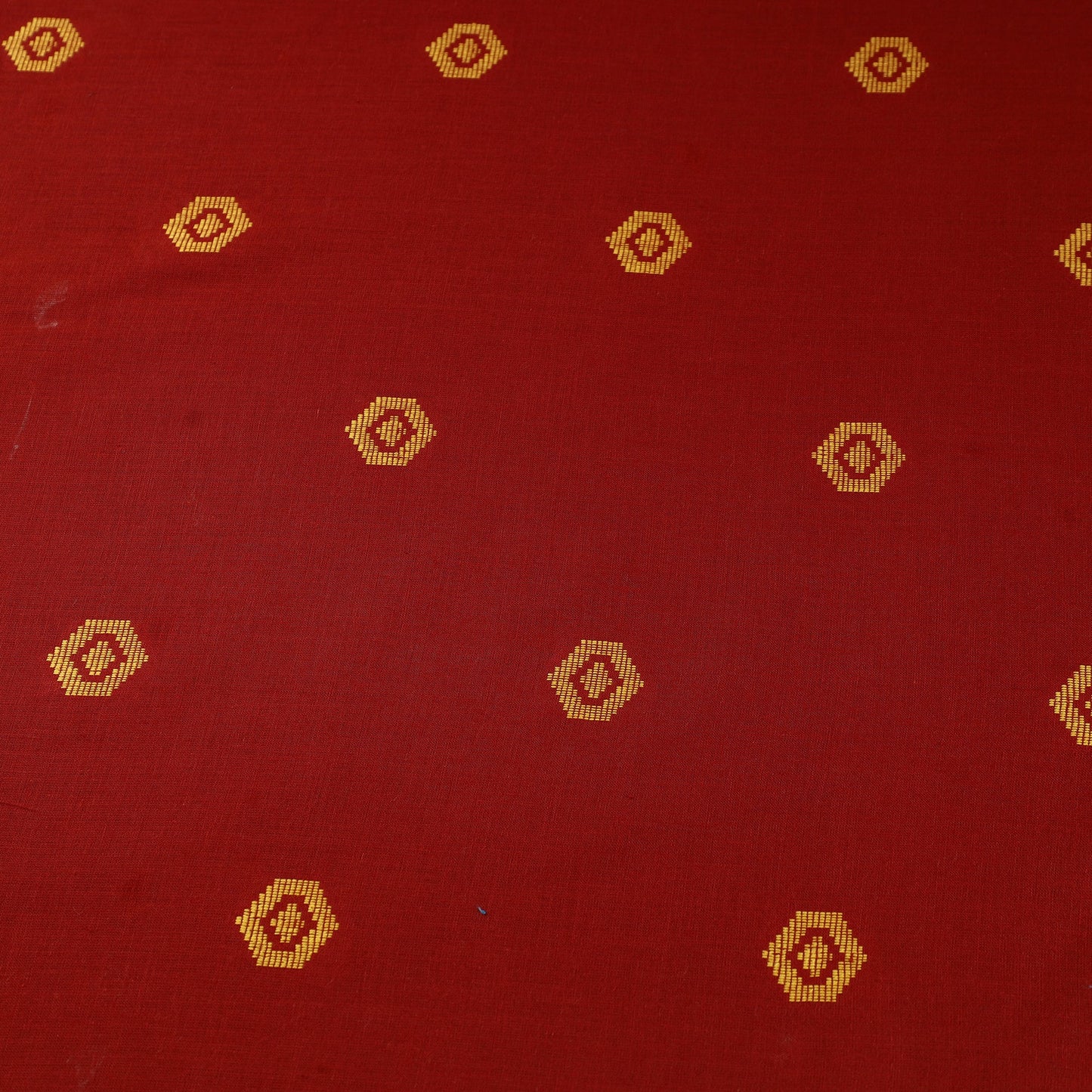  Buy Red Prewashed Jacquard Fabric 