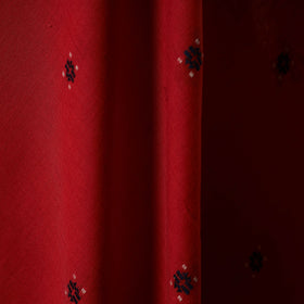 Red - prewashed cotton jacquard fabric 11 - handcrafted