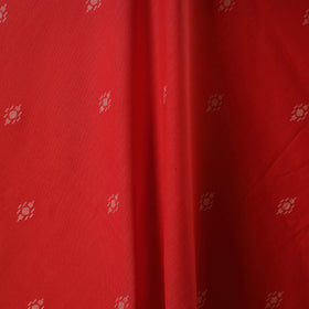 Red - prewashed cotton jacquard fabric 26 - handcrafted