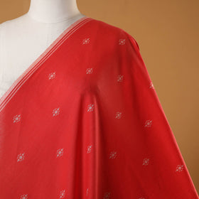 Red - prewashed cotton jacquard fabric 26 - handcrafted