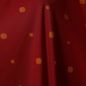 Red - prewashed cotton jacquard fabric 36 - handcrafted