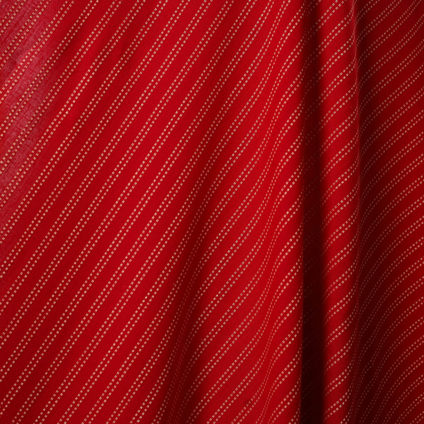 Red - prewashed cotton jacquard weave fabric 08