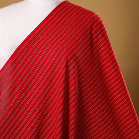 Red - prewashed cotton jacquard weave fabric 08